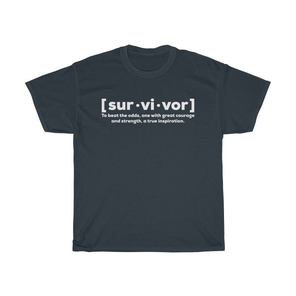 Survivor Unisex Cotton Tee | Black